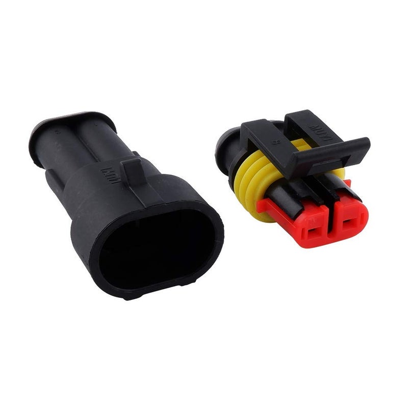 MUYI 10 Kit 2 Pin Way Waterproof Electrical Connector 1.5mm Series Terminals Water Resistend - Image 3